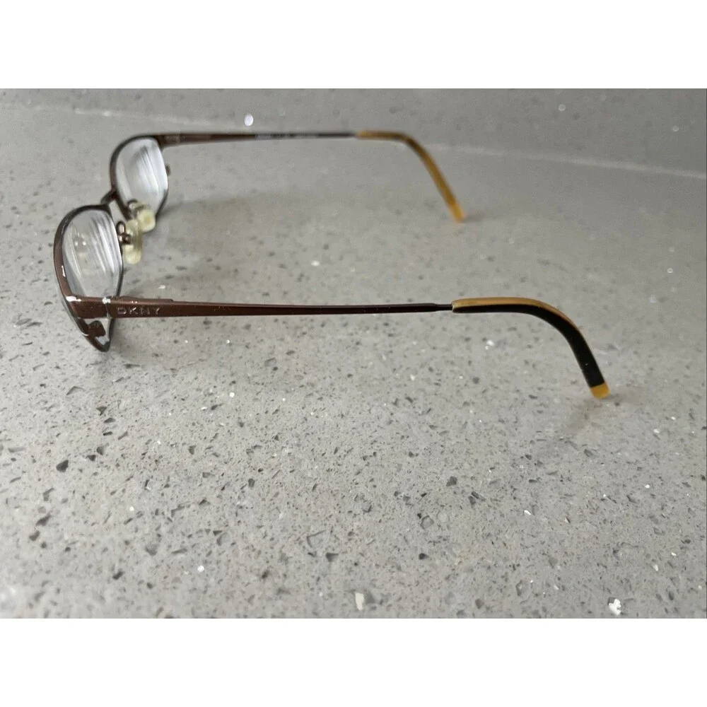 DKNY Eyeglasses Frames Only 51-17-135 DY 5551 1034 Designer Brown Full Rim